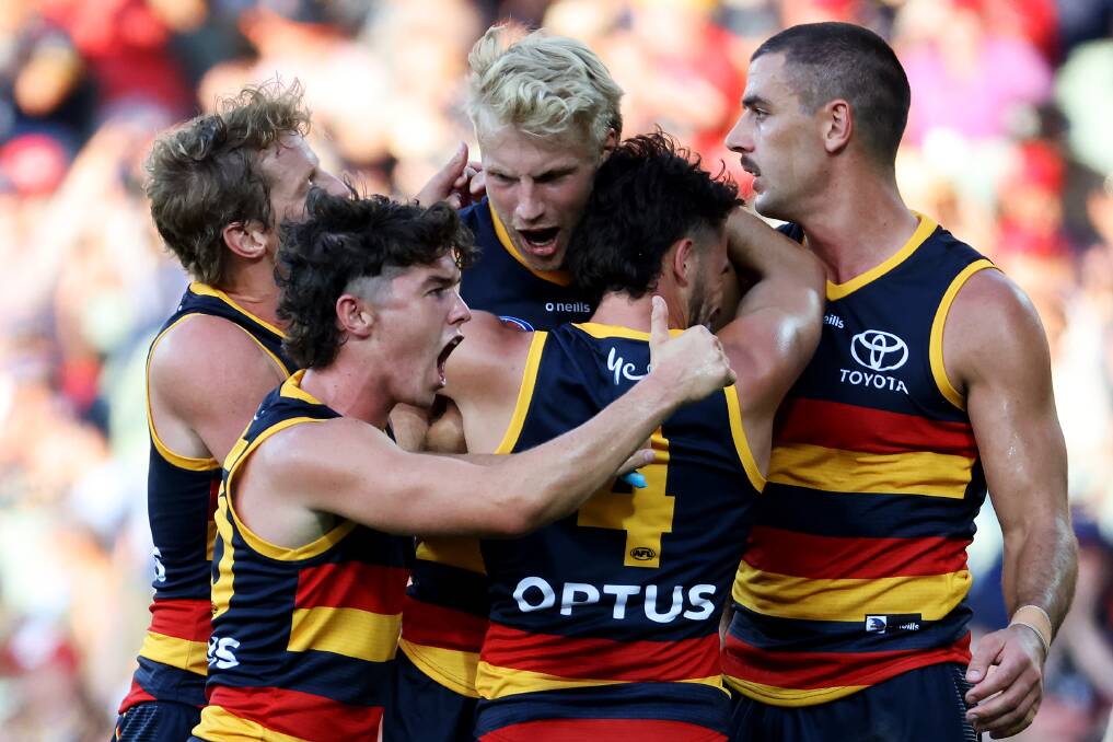 Adelaide's first-round win over Geelong was one of several stunning upsets. Photo: James Elsby/AFL Photos via Getty Images