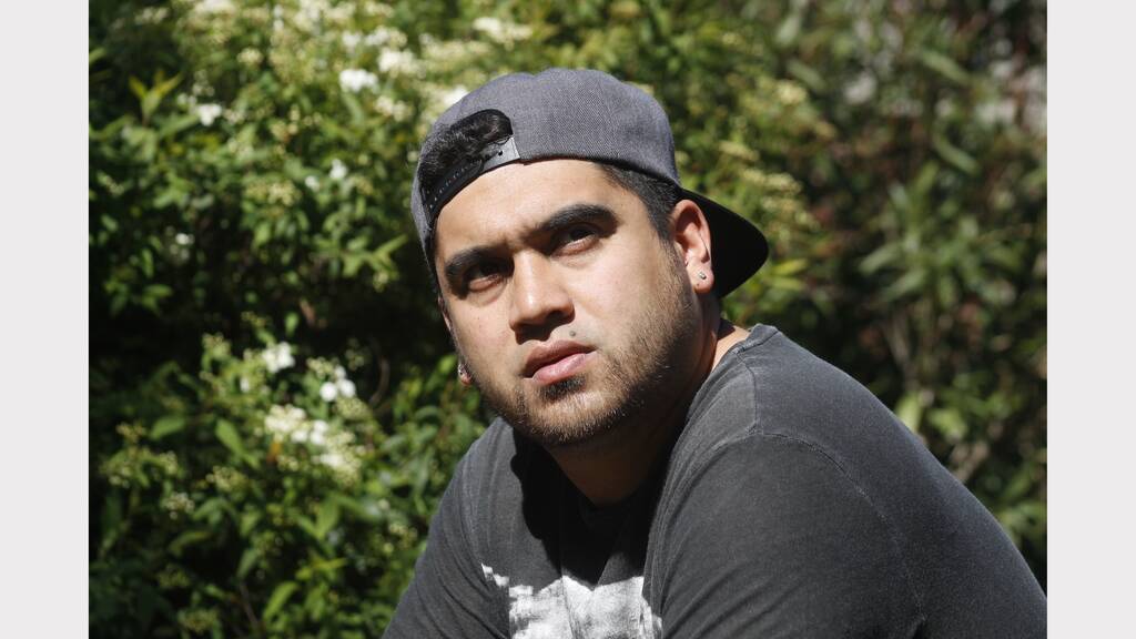 Queanbeyan poet and hip hop artist Omar Musa will be performing as part of the city's 175th birthday celebrations on Saturday.  Photo: Andrew Johnston
